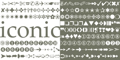 ITC Zapf Dingbats Font Poster 5
